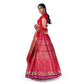 Jhhumka Banarasi Handwoven Lehenga Red