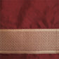 Angoor Zari Jaal Mehendi Silk Saree
