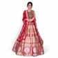 Konark Lehenga Brick Red