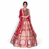 Konark Lehenga Brick Red