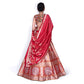 Konark Lehenga Brick Red