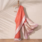 Lila Bel Banarasi Handwoven Linen Chiffon Saree