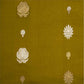 Khinkhwab Rosettes Lehenga Kale Green