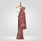 Phycus Blooms Fig Pink Silk Saree