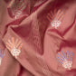Phycus Blooms Fig Pink Silk Saree