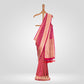 Chunri Buti Strawberry Pink Silk Saree