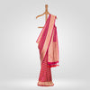 Chunri Buti Strawberry Pink Silk Saree