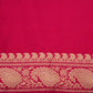 Chaudhani Banarasi Handwoven Raspberry Silk Saree