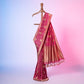 Manika Rose Banarasi Handwoven Gethua Silk Saree