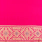 Pushpanjali Hot Pink Silk Saree