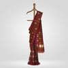 Phycus Blooms Chocolate Silk Saree