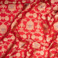 Pushpanjali Red Silk Saree