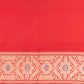 Pushpanjali Red Silk Saree