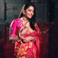 Aarna Coral Silk Saree