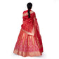 Madhosh Poppy Shahteer Banarasi Handwoven Red Lehenga