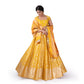 Miya Mithu Banarasi Handwoven Lehenga Yellow