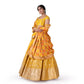 Miya Mithu Banarasi Handwoven Lehenga Yellow