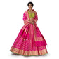 Miya Mithu Banarasi Handwoven Lehenga Pink