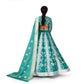 Daisy Shah in Malika Banarasi Silk Handwoven Lehenga Ultramarine
