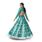 Daisy Shah in Malika Banarasi Silk Handwoven Lehenga Ultramarine