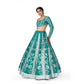 Daisy Shah in Malika Banarasi Silk Handwoven Lehenga Ultramarine