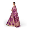 Malika Banarasi Silk Handwoven Lehenga Magenta