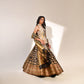 Shir Shikargah Black Banarasi Handwoven Lehenga