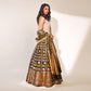 Shir Shikargah Black Banarasi Handwoven Lehenga