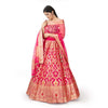 Shahbanu Banarasi Handwoven Lehenga Peach
