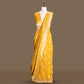 Kangoora Kadhwa Mustard Yellow Banarasi Handwoven Silk Saree