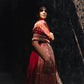 Ashwalekha Handwoven Banarasi Red Silk Saree