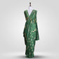 Aada Gul Banarasi Handwoven Basil Green Silk Saree