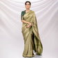 Priya Bapat in Anandita Brocade Green Banarasi Handwoven Silk Saree