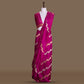 Aada Chevron Kadhwa Magenta Saree Silk