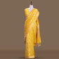 Paisley Buti Kadhwa Yellow Banarasi Handwoven Silk Saree