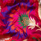 Gyasar Khinkhwab Floral Red Silk Saree