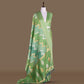 Aada Rangkat Sage Green Kora Silk Saree