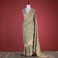 Jamdani Parsley Green Muslin Cotton Saree