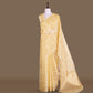Ashrafi Yellow Banarasi Handwoven Kora Silk Saree