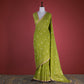 Jamdani Resham Green Muslin Cotton Saree
