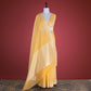 Chevron Buti Phool Sunflower Cotton Saree