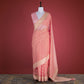 Patti Bel Persimmon Cotton Saree