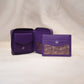 Banarasi Handwoven & Pure Leather Handmade Purple Womens Wallet