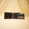 Banarasi Handwoven & Pure Leather Handmade Black Mens Wallet