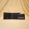 Banarasi Handwoven & Pure Leather Handmade Navy Mens Wallet