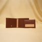 Banarasi Handwoven & Pure Leather Handmade Tan Mens Wallet
