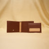 Banarasi Handwoven & Pure Leather Handmade Tan Mens Wallet