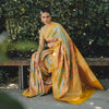 Sheer Shikargah Rangkat Handwoven Banarasi Silk Saree