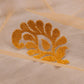Boteh Beige Banarasi Handwoven Silk Net Saree