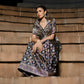 Baroque Handwoven Banarasi Black Silk Saree